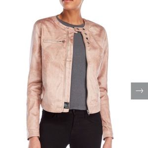 NWT William Rast Pink Suede Jacket